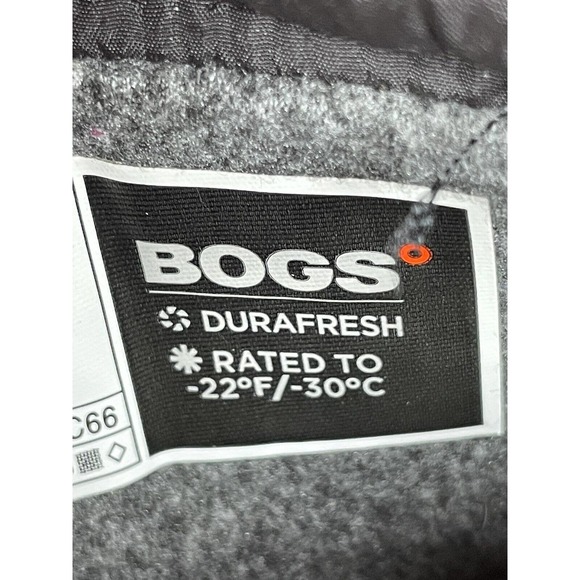 Size 6 Bogs Snowday Mid Dark Gray Durafresh Waterproof Boots1 - Picture 4 of 14
